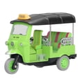 thumbnail image 1 of Thai Pull Back Tricycle Simulation Alloy Tuk-Tuk Car Model Kids Toy Green, 1 of 2