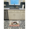 thumbnail image 3 of Carolines Treasures 1004RUG Barqs oysters Machine Washable Memory Foam Mat 19 X 27" multicolor, 3 of 4