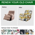 thumbnail image 5 of CHUNTIAN Recliner Chair Cover 4-Pieces Lazyboy Cover for Recliner Chair with Storage Pockets Furniture Protector for Living Room, Jacquard Sofa Slipcover for Kids, Pets, Dog and Cat, 06, 5 of 5