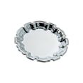 thumbnail image 2 of Contemporary Home Living 12" Silver Round Stainless Steel Tray, 2 of 2