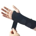 thumbnail image 4 of Reayehane Padded Carpal Tunnel Wrist Support And Hand Support Splint (Large: Left Hand) (Black ), 4 of 5