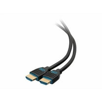 C2G C2G10373 1 ft. Black Performance Series Ultra Flexible High Speed HDMI Cable - 4K 60Hz In-Wall, CMG (FT4) Rated Male to Male