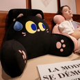 thumbnail image 2 of Cojín de bolsa suave de noche de ojos grandes, extraíble y lavable, para silla de oficina de niña, almohada lumbar, sofá, almohada de balcón, 2 of 5