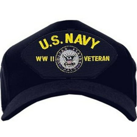 Navy WWII Veteran with Seal Ball Cap Hat