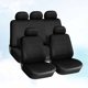 thumbnail image 4 of EeaseMX fundas universales para asientos de coche de 5 plazas, resistentes al desgaste y al polvo, accesorio interior (negro), 4 of 8