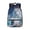 Galaxy White Tiger Pattern, variant on Bold Everyday Backpack with Tiger Head Claw Pattern - Great for School, Hiking and Daily Commute