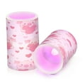 thumbnail image 2 of 2 PCS Flameless Candles with Remote Timer LED Battery Operated Flickering Candle Light for Wedding Table Home Decoration Gifts Pink Cute Pigs, 2 of 7
