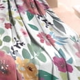 thumbnail image 3 of Pioneer Flower Floral Print Pattern Blanket,Comfortable Soft Lamb Wool Throw Blanket,All Season,Warm Lightweight Blankets for Sofa Bed Couch Living Room Chair,30"x40", 3 of 4