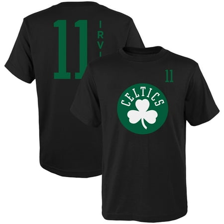 Boston Celtics Merchandise - Youth Kyrie Irving Black Boston Celtics Name & Number T-Shirt