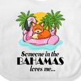 thumbnail image 4 of Inktastic Someone in the Bahamas Loves Me Boys or Girls Baby Bib, 4 of 4