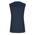 thumbnail image 5 of Men's Summer Hawaiian Printed Surf Beach Tank Top, Casual Loose Breathable Sleeveless Shirt, Navy Blue, L, 5 of 6
