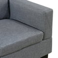 thumbnail image 6 of Dubbin Grey Linen 3-Piece Living Room Sofa Set, 6 of 7