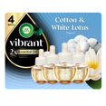 thumbnail image 1 of Recambio de aceite perfumado Air Wick, algodón vibrante y loto blanco, 4 unidades, 1 of 9