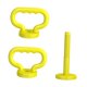 thumbnail image 2 of 2 asas ajustables para pesas rusas para entrenamiento de fitness y levantamiento de pesas al aire libre Amarillo, 2 of 9
