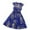 Blue1, variant on Dress for Girls Little Child Big Bids Girls Dresses Flying Sleeve Retro Print Princess Dress Summer Clothes Summer Dress for Girls Dresses Girls Vestido Niña (Blue1,11-12 Years)