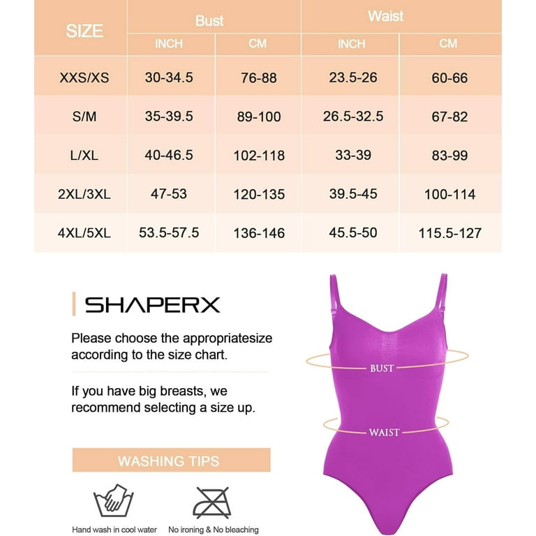 Shaperx size chart sale