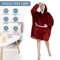 thumbnail image 4 of Couverture à Capuche Portable, Sweat à Capuche, Couverture Chaude et Confortable pour Femmes Hommes Adultes, 4 of 5