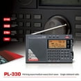 thumbnail image 2 of Radio Portátil PL-330 FM/MW/SW/LW SSB/. Receptor Multifuncional de Alta Sensibilidad con Cobertura de Banda ., 2 of 6
