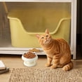 thumbnail image 5 of Basics Raised Cat Feeding Bowls, Cat Ear Shape, 2-Pack, 14 × 13 × 10.5 cm, White, 5 of 7