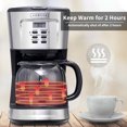 Kognita 12 Cup Programmable Coffee Maker& Ice Tea Maker with Glass