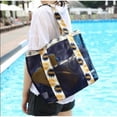 thumbnail image 4 of Bolsa De Playa De Malla Para Exteriores, Bolsa De Almacenamiento De Gran Capacidad, Bolsa De Almacenamiento De Juguetes De Arena Portátil Para Cosméticos, Ropa, Aperitivos Speravity AP008138-02, 4 of 6