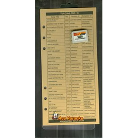 - Magicsing Song Chip - Tagalog #10 - 200 Songs