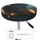 thumbnail image 4 of Balery Magical Library Butterfly Night Fundas de asiento para taburete de bar redondo de tela de terciopelo ajustables que protegen de arañazos y manchas para sillas de 14 a 17 pulgadas.-12 inch, 4 of 7