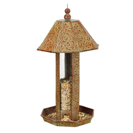 Regal Art And Gift 20246 15 5 Green Octagon Bird Feeder