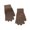 Coffee color, variant on MAE Warm Solid Color Knitted Gloves for Adults Winter Outdoor Cycling Gloves Gift