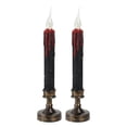 thumbnail image 1 of Velas Led De 2 Uds., Velas Cónicas Sin Llama Que Funcionan Con Pilas Para Navidad, Decoración De Fiesta De Halloween Inevent HA036955-00, 1 of 6