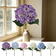 thumbnail image 7 of JHyouerji Realistic Artificial Hydrangea Bouquet Yellow Fade Resistant Faux Flowers with Bendable Stems for DIY Vase Wedding Table Centerpiece Home Decor, 7 of 7
