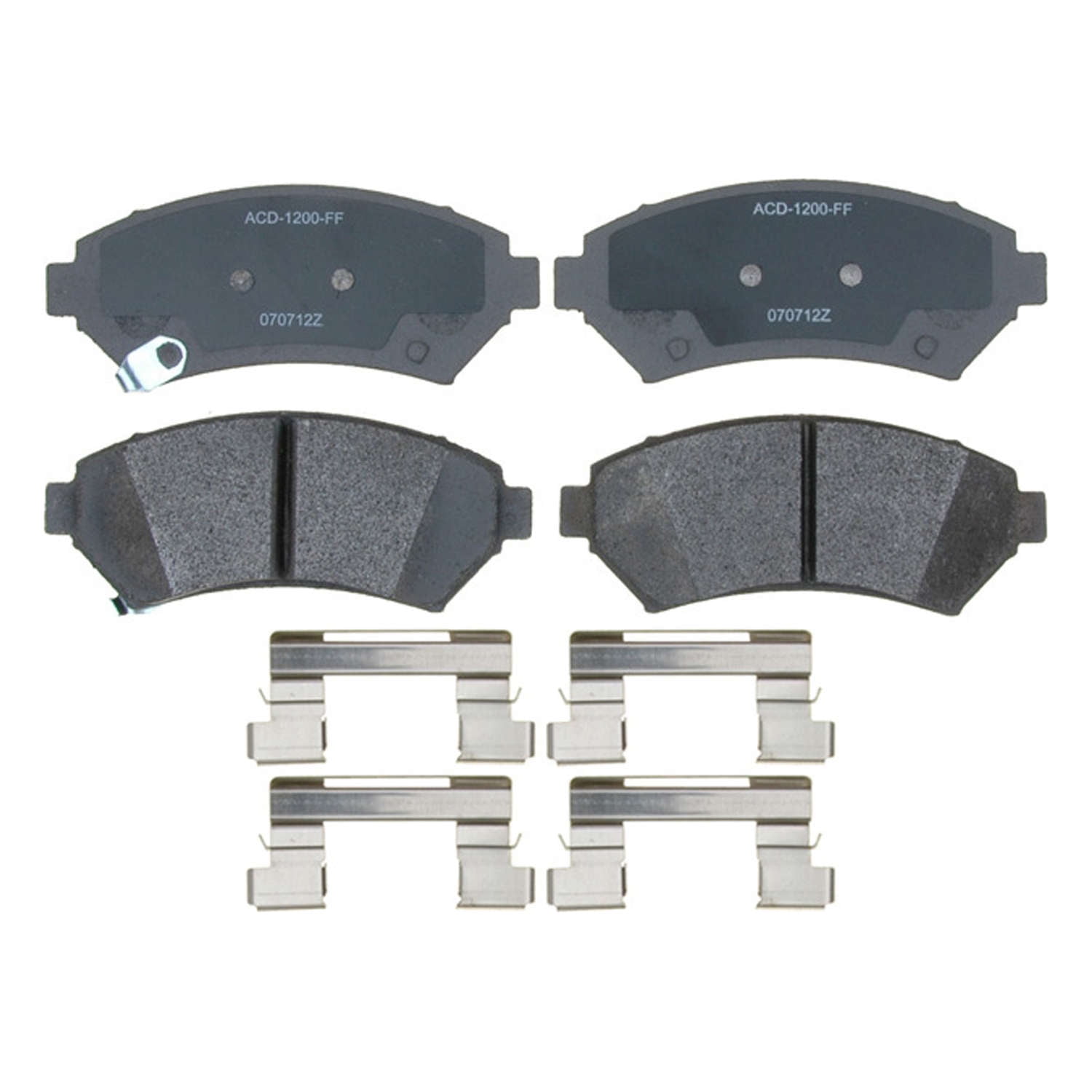 ACDelco Advantage SemiMetallic Brake Pad Set, w/ Hardware Walmart