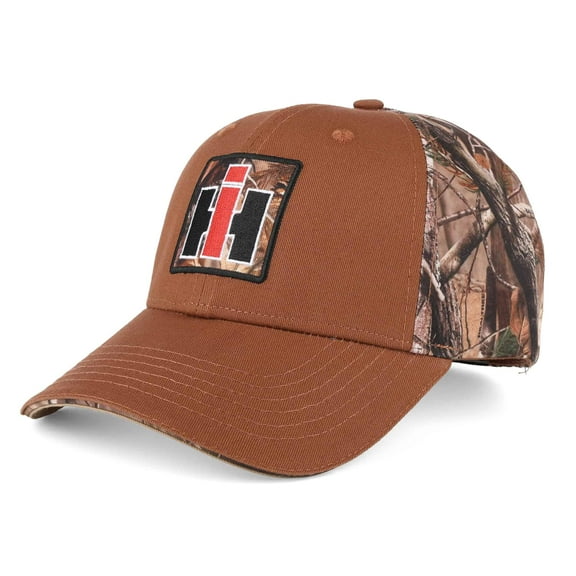 International Harvester Logo Adult Brown Camo Cap 400853