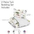 thumbnail image 5 of Sweet Jojo Designs Jungle Twin Bed Comforter Bedding Set, 5 of 6