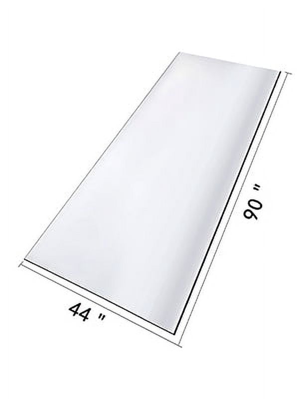VEVOR Clear Desk Cover Protector 44 x 90 inch, Plastic Clear Desk Pad Mat 1.5mm Thick, Tablecloth Protector, Desk Protector for End Table, Night Stand, Dresser