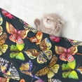 thumbnail image 2 of Yiaed Butterfly Wild Insect Print Dog Blankets-Cat Blanket Washable for Couch Protection,Puppy Blanket, Soft Plush Reversible Throw Furniture Protector-Large, 2 of 8