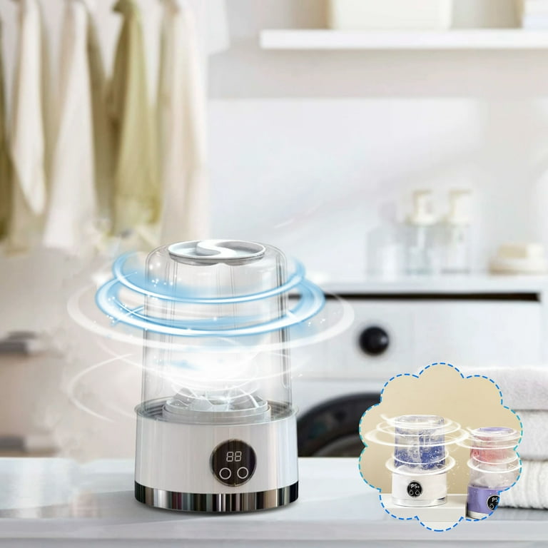 Portable Mini Washing Machine Wireless Charging Small Automatic