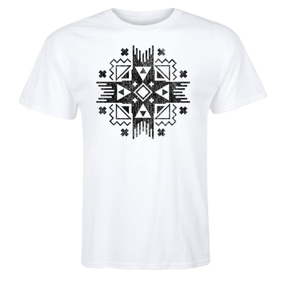 Country Casuals - Southwestern Cross Design - Men's Short Sleeve Graphic T-Shirt