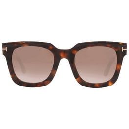 TOMFORD スクエアフレムサンクラス FT11150 5252G Tom Ford Leigh Smoke Gradient Square Ladies Sunglasses