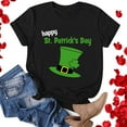 thumbnail image 2 of ICHUANYI Women's Stylish St.Patrick's Day Print Casual T-shirt Crew Neck Short Sleeves Tops Cloth New Trending, 2 of 4