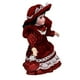 thumbnail image 2 of Muñeca de Porcelana Victoriana Hugo con Sombrero Elegante Rojo, 2 of 6
