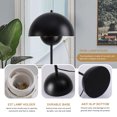 thumbnail image 3 of Black Floor Lamp for Living Room, Industrial Metal Dome Lampshade Standing Lamp with Foot Switch, Modern Tall Reading Floor Light for Kitchen Island, Bedroom, Restaurant, 3 of 7