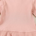 thumbnail image 6 of SNKSDGM Girls Toddler Outfits for Girls 2T-4T Sweat Pant Sets Baby Girl Outfits 6-9 Months Spring Toddler Girls Stretchy Strip Gown Long Sleeve Comfortable Pants Outfits 2-3 Years, 6 of 8