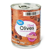 Great Value Sliced Ripe Olives 3.8oz