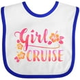 thumbnail image 3 of Inktastic Girl Cruise with Flowers Girls Baby Bib, 3 of 4