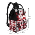 thumbnail image 2 of Fuzoiu Buffalo Plaid Love And Gnome Print Diaper Bag Backpack,Baby Essentials Travel Tote,Multi function Waterproof Diaper Bag, Travel Essentials Baby Bag - Unisex, 2 of 6