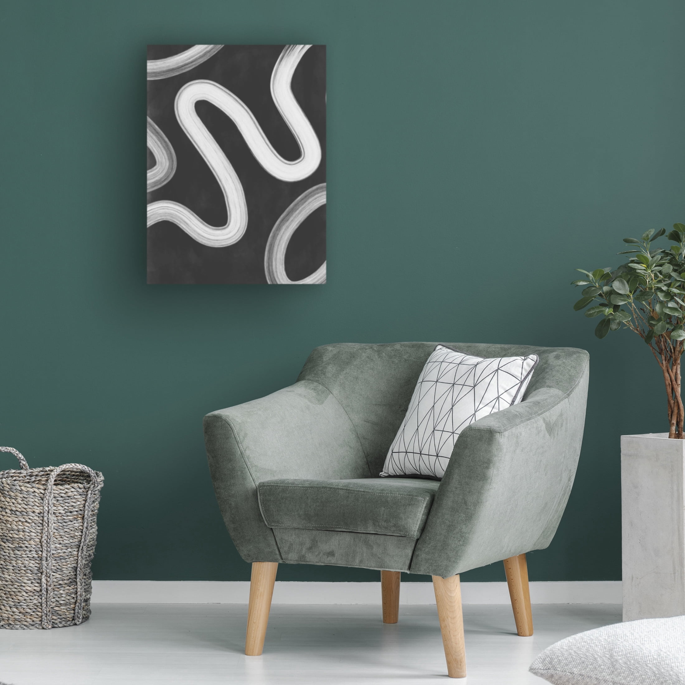 Trademark Fine Art Elena Ristova  blackawhite42 Canvas Wall Art