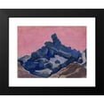 thumbnail image 2 of Nicholas Roerich 24x19 Black Modern Framed Museum Art Print Titled - Blue Cliff, 2 of 5