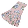 thumbnail image 3 of Vestido de verano para perros Faldas para perros con estampado de flores lindas para perros Gatos Conejos Mascotas pequeñas Fragancia nacional Rosa M, 3 of 8