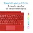 thumbnail image 5 of Mistaha Microsoft Surface Keyboard Pro 3/4/5/6/7 BT 5.1 Colourful Backlit Magnetic Slim 10m Range Design for Surface Pro Keyboard, 5 of 8